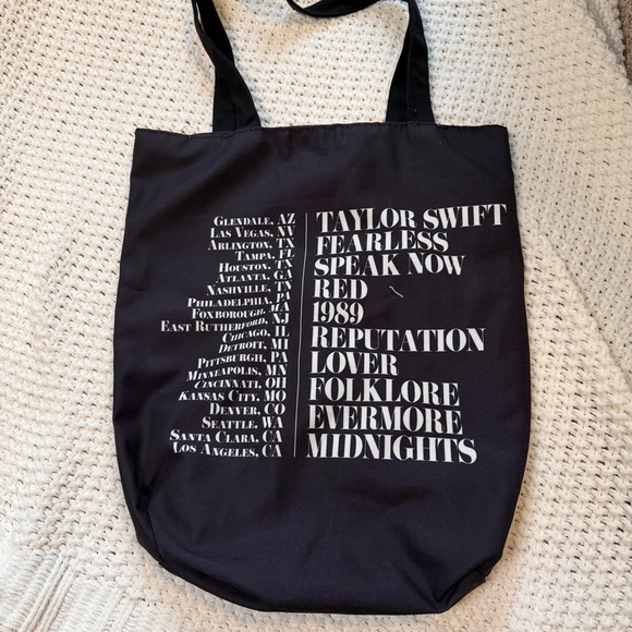 Taylor Swift The Eras Tour Multicolor Tote Bag - Picture 2 of 3